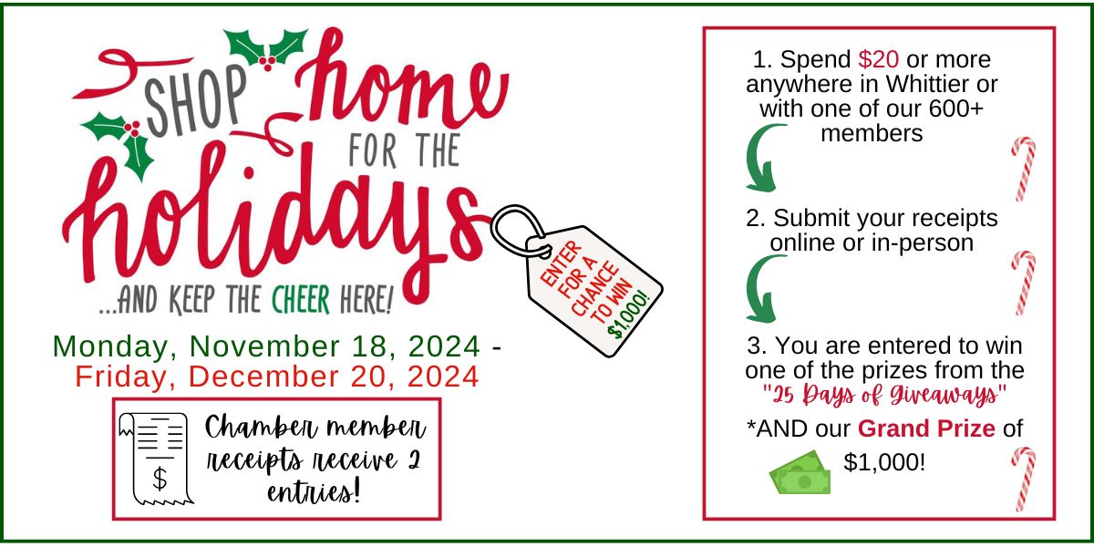 Shop Home for the Holidays 2024 Community Calendar Ad